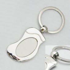 blank metal key chains for sublimation key ring for hermal transfer printing blank supplies