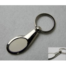 blank metal key chains for sublimation key ring for hermal transfer printing blank supplies