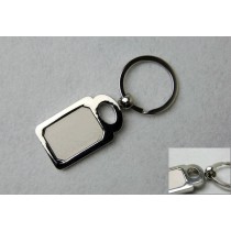 blank metal key chains for sublimation key ring for hermal transfer printing blank supplies