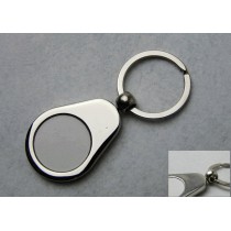 blank metal key chains for sublimation key ring for hermal transfer printing blank supplies