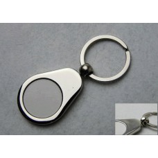 blank metal key chains for sublimation key ring for hermal transfer printing blank supplies