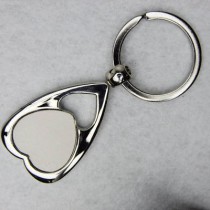 blank metal key chains for sublimation key ring for hermal transfer printing blank supplies