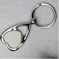 blank metal key chains for sublimation key ring for hermal transfer printing blank supplies