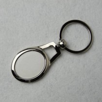 blank metal key chains for sublimation key ring for hermal transfer printing blank supplies