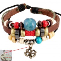 women bracelet for sublimation flower cowhide bracelets thermal transfer printing diy Knitted jewelry print photo 6styles