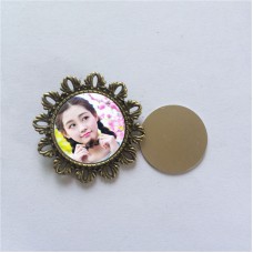 blank pins for sublimation women retro vintage pin jewelry for thermal transfer printing antique brooches A3801