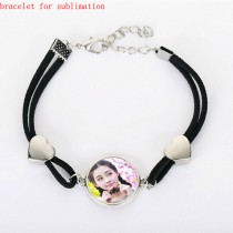 blank women bracelets for sublimation fashion links bracelet for heat transfer blank diy consumable materials