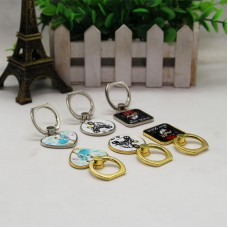 metal Universal Mobile Phone holder for sublimation DIY personalized customized blank Ring button For iPhone for Sumsung wholesales