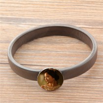 sublimation button bracelets bracelet bangle  jewelry  bbrs005