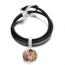 sublimation button rope  bracelet