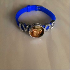 sublimation blank silicone bracelets for women hot transfer printing DIY letters gift bracelet consumables 