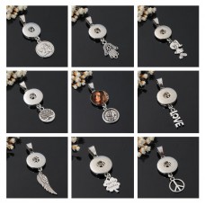 necklaces pendants for dye sublimation love wings button necklace pendant hot transfer blank material custom gifts 9 styles