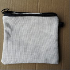 sublimation linen blank coin purse bags 10*15cm