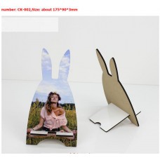 Sublimation MDF mobile holder wooden cellphone stand