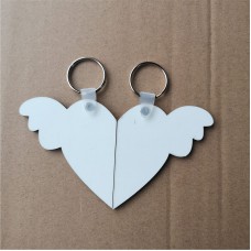 blank sublimation MDF key chain dye sublimation keychains personality gift wholesales