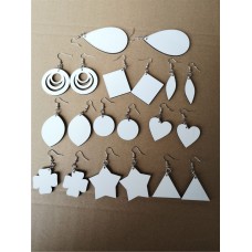 sublimation blank mdf earrings