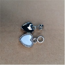 sublimation blank heart  charms hot tranfer printing consumable