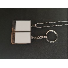 sublimation blank best friends necklaces pendants and keychains