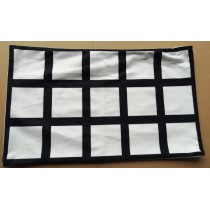 sublimation 15 panel pillow cases 