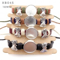 sublimation blank  pu leather  bracelets  bangles-001