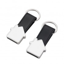 sublimation blank leather keychains key ring