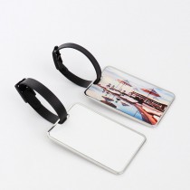 Sublimation metal blank Luggage Tags with inserts