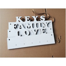 sublimation blank family love home mdf  door hanger sign board Wall Plaques