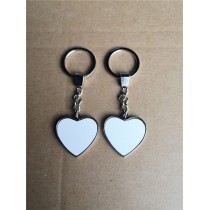 sublimation blank  heart  keychains