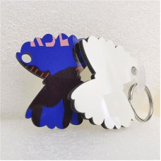 blank sublimation MDF key chain keychain