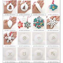 sublimation new  christmas  mdf  ornaments