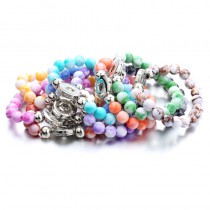 sublimation bead button bracelet bracelets bangle for women bbrs017