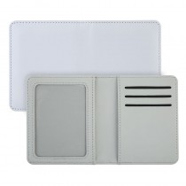 sublimation blank pu leather  card holder holders, also put bus card or bank card