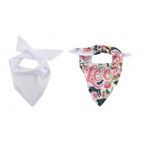 Sublimation blank  Textile Bandana with pet dog