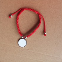 sublimation red rope bracelets