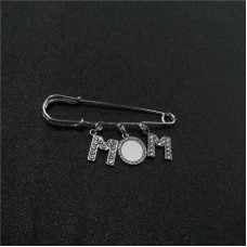 sublimation mom love pins brooches