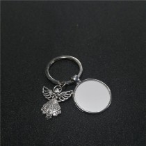 sublimation blank wing keychains key ring