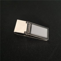 sublimation blank round and rectangle metal money Clip 