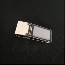 sublimation blank round and rectangle metal money Clip 