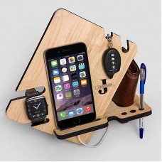 Sublimation MDF mobile holder wooden cellphone stand