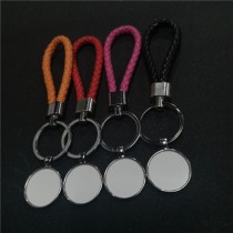 sublimation rope keychains 