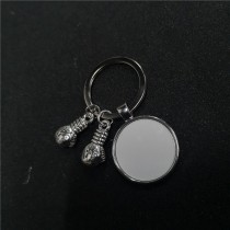 sublimation boxing glove keychains and necklaces