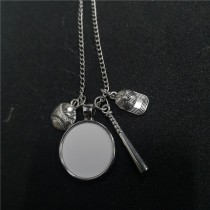 sublimation Baseball keychains and necklaces