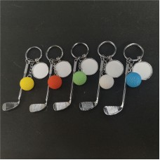 sublimation golf  ball  keychains