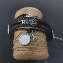 sublimation blank horse bracelet bangles 