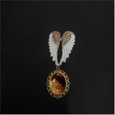 sublimation blank wings wedding pins brooches