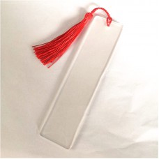 sublimation blank transparent or white  acrylic plastic bookmark thickness:2mm