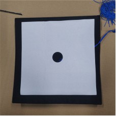 sublimation blank grad  graduation cap stickers -white polyester cloth