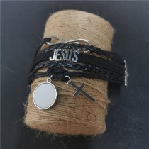 sublimation blank cross bracelet bangles 