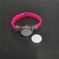 sublimation blank button mom  diy silicagel bracelets bangles-8MM