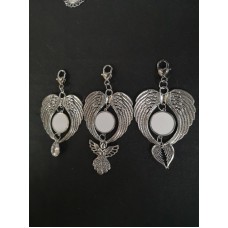 sublimation blank wings photo memory charms 